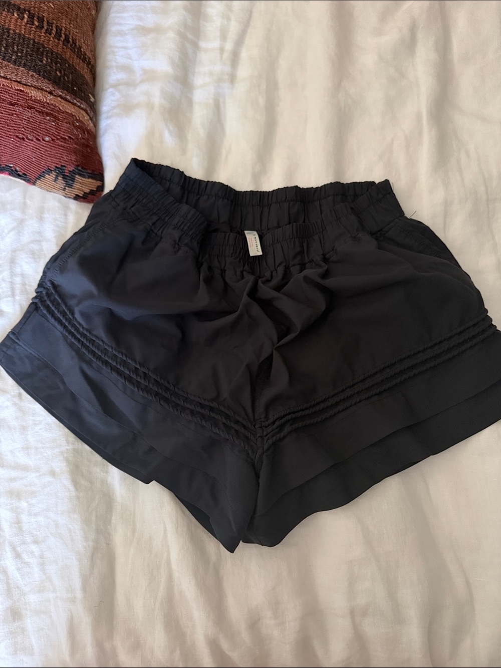 FP Movement Women's Black Elastic Waist Shorts